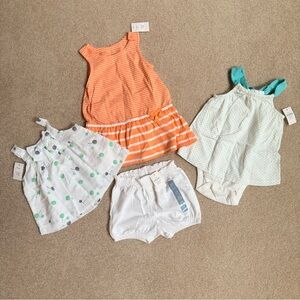 Bundle of 6-18mo Summery Gap Baby Clothes NWT